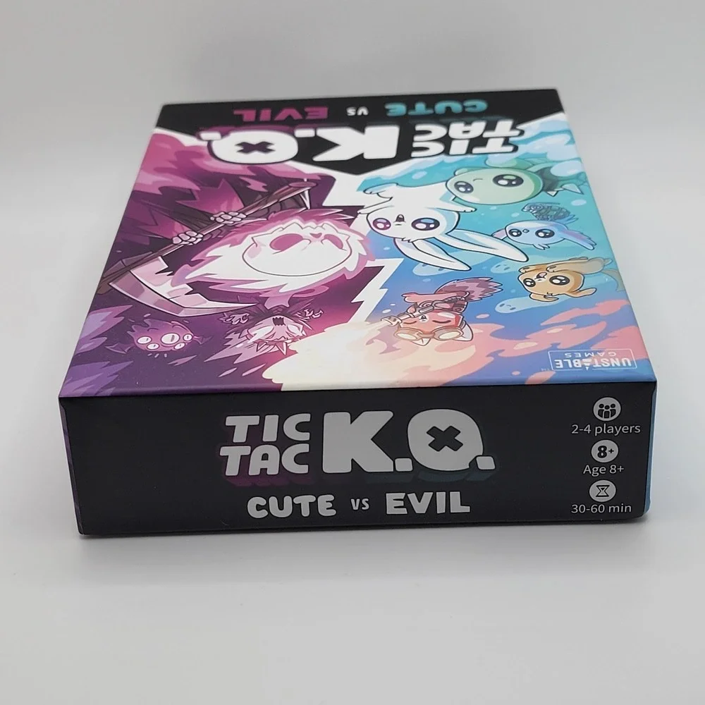 Tic Tac K.O.‎ Cute vs Evil Card Game NEW 2–4 Players Ages 8+ Unstable Games